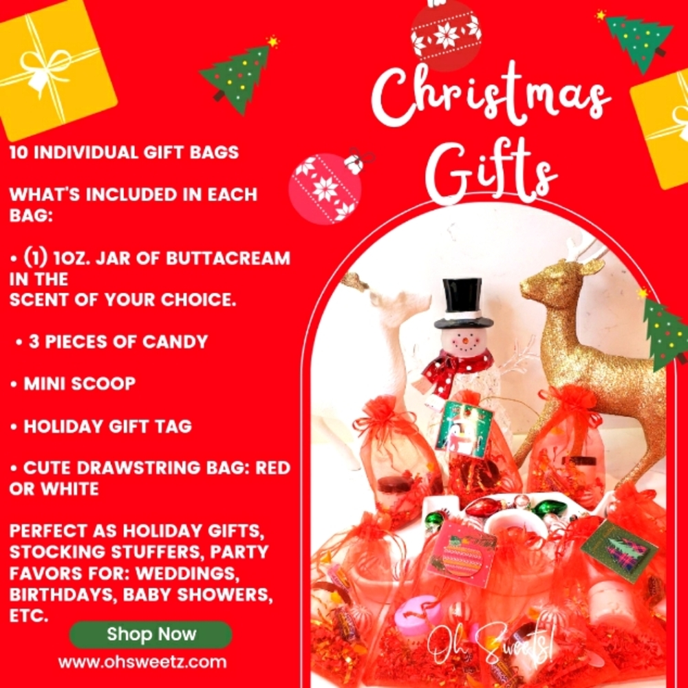 10 for $35 Christmas Giftbags